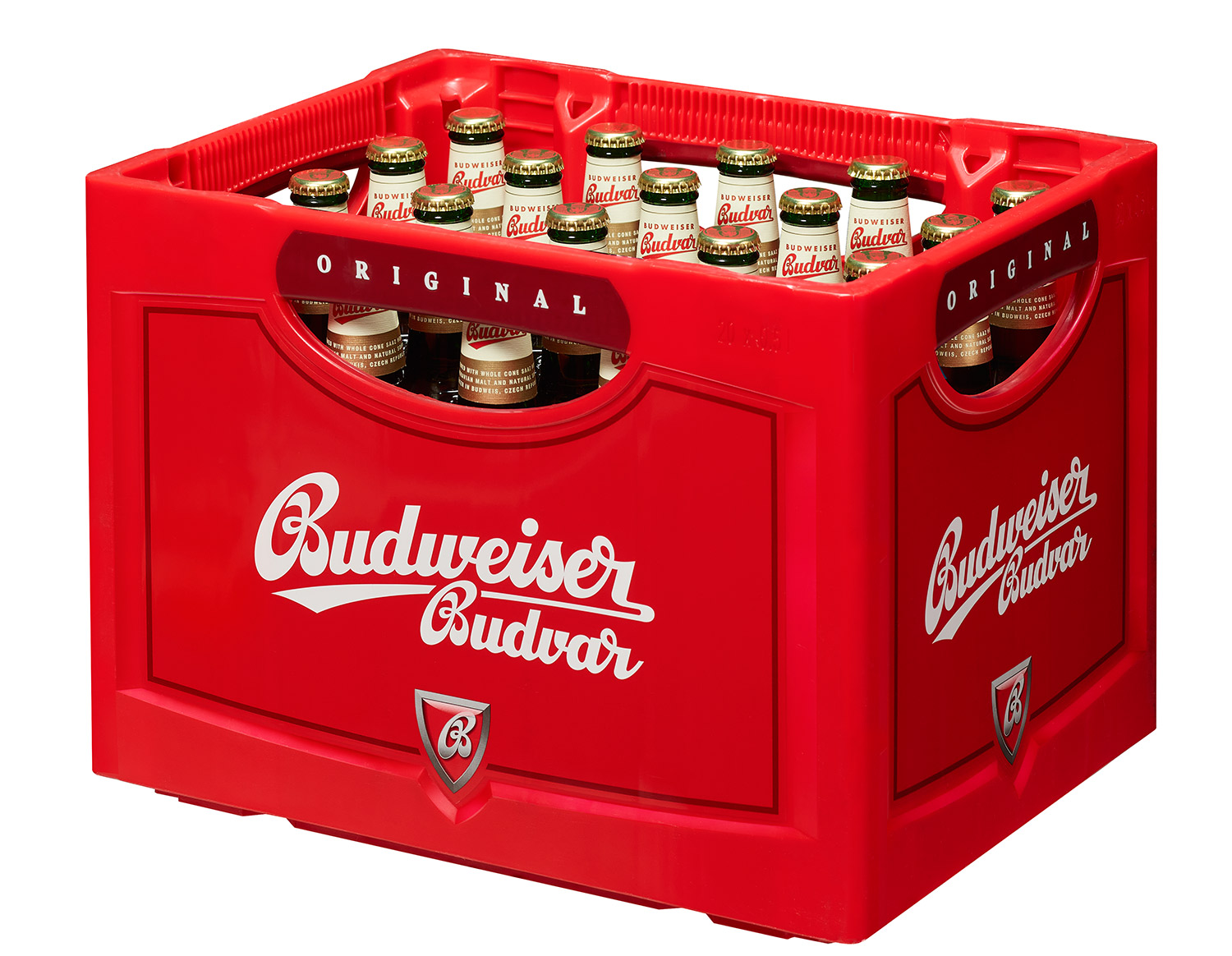 Budweiser Lager Kiste, Quelle: Budweiser Budvar