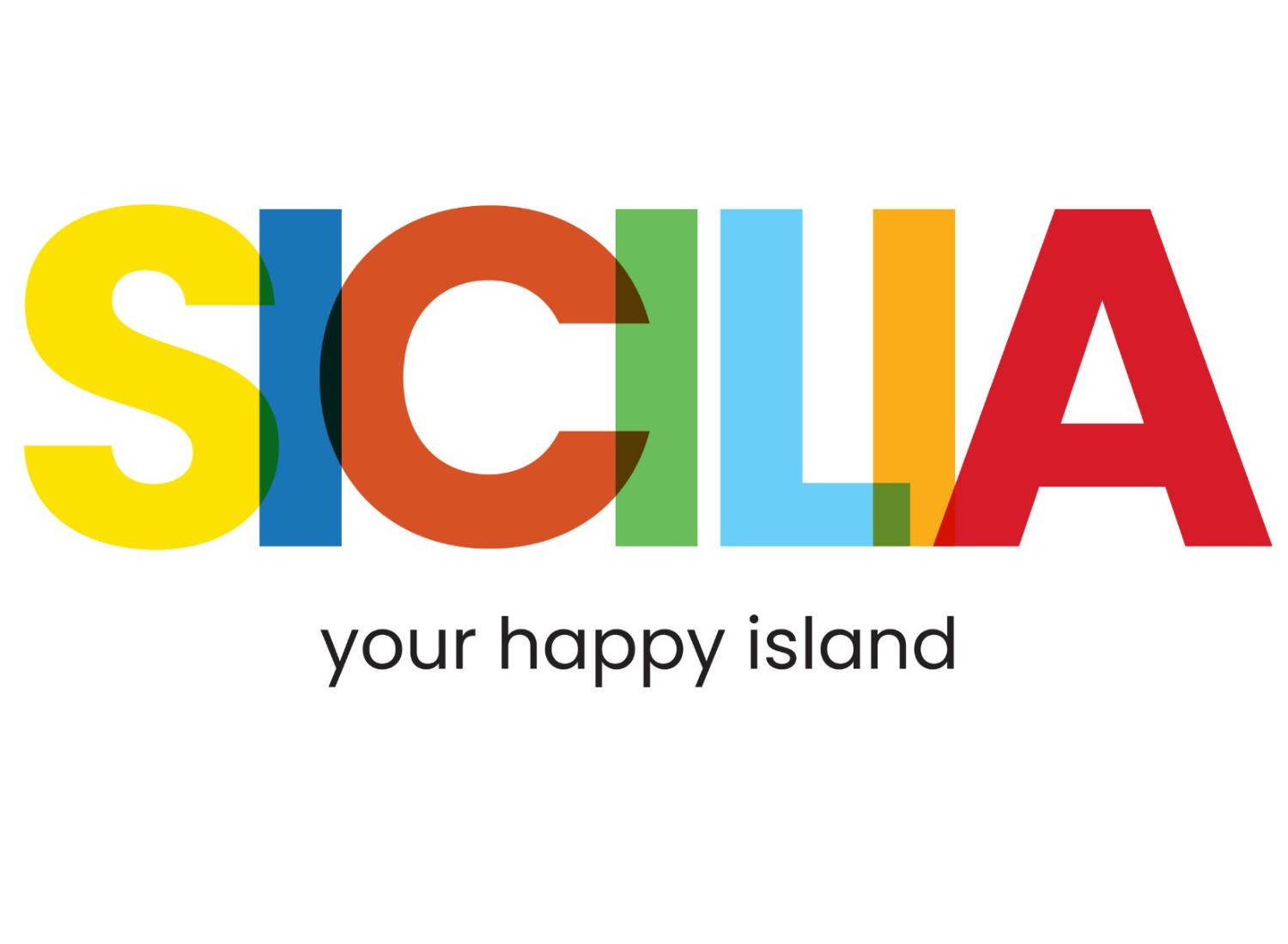 Sicilia Logo „your happy island“, Bildquelle: Assessorato Turismo Regione Siciliana
