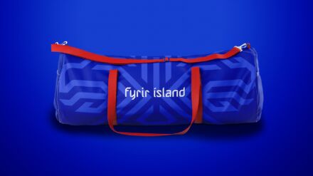 Isländische Fußballnationalmannschaft Branding Tasche, Quelle: KSI