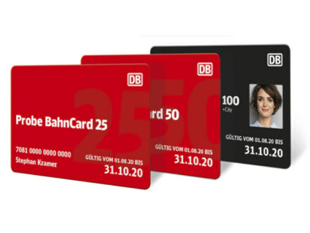 BahnCards im neuen Design (ab 2020), Quelle: Deutsche Bahn AG