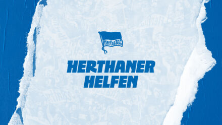 Hertha BSC Hausschrift – Herthaner helfen, Quelle: Hertha BSC