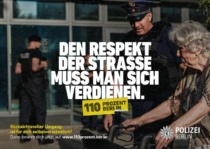 „110 Prozent Berlin“ – Kampagne der Polizei Berlin, Quelle: Polizei Berlin