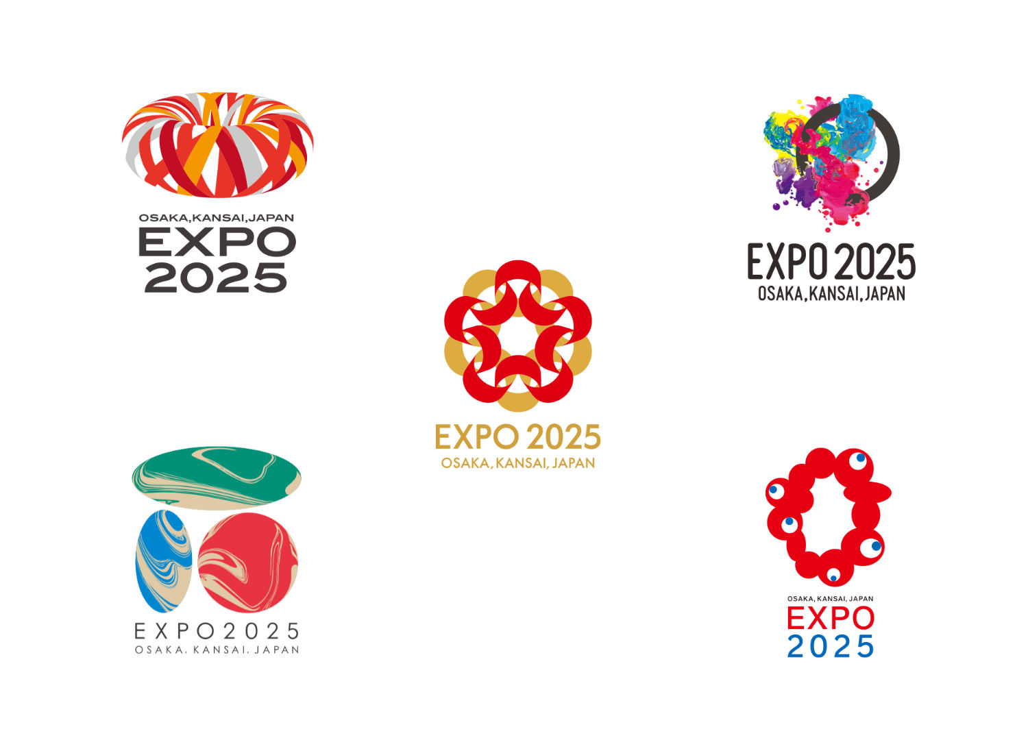 EXPO 2025 Logo Contest Finalisten