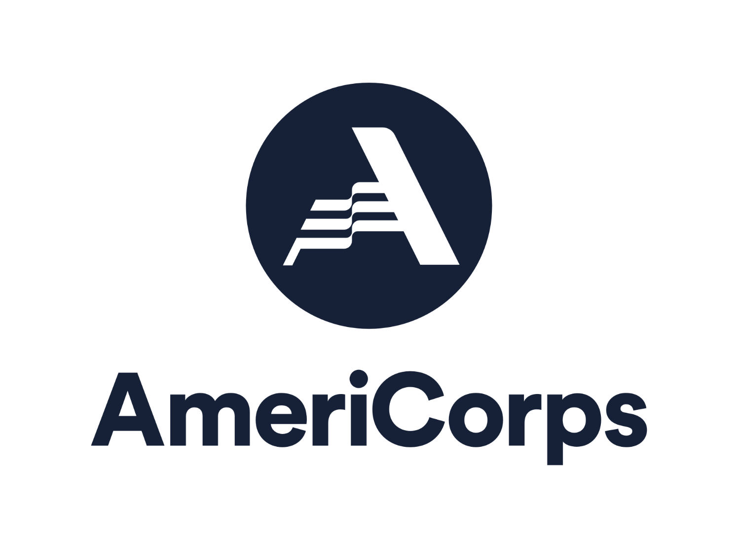 AmeriCorps Logo (navy), Quelle: AmeriCorps