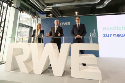 RWE Pressekonferenz Oktober 2019 – neuer Markenauftritt, Quelle: RWE