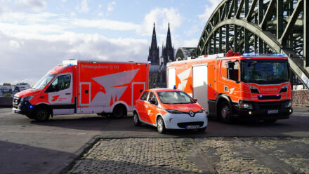 Feuerwehr Köln - Fahrzeuge mit neuem Logo, Quelle: Stadt Köln
