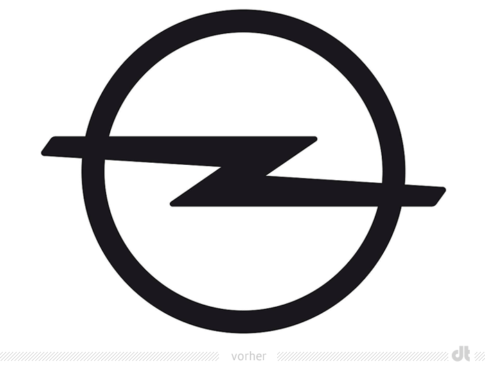 Opel Logo – Rebrush 2020, Bildquelle: Opel, Bildmontage: dt