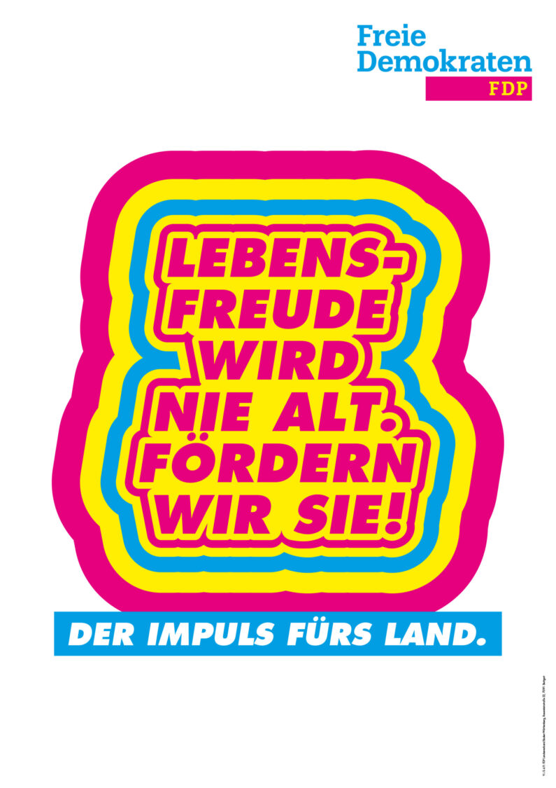 Landtagswahl Baden-Württemberg 2021 FDP – Plakat, Quelle: FDP Baden-Württemberg