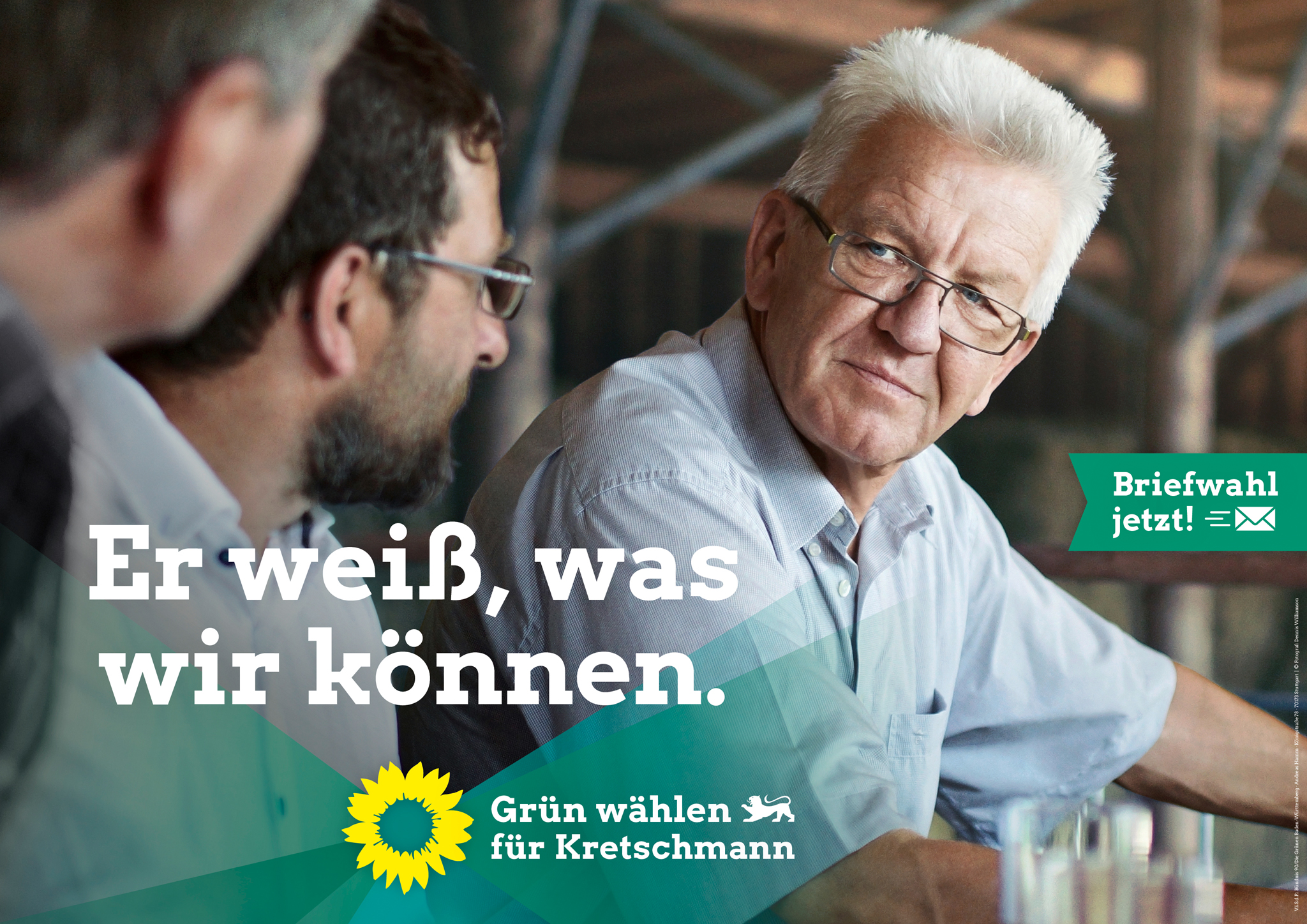 Landtagswahl Baden-Württemberg 2021 Bündnis 90/Die Grünen – Plakat, Quelle: Bündnis 90/Die Grünen Baden-Württemberg