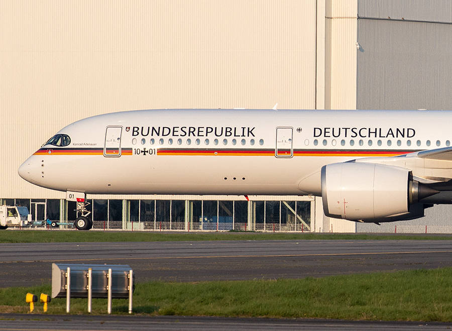 A350 Luftwaffe mit Bundes Sans (03/2021)