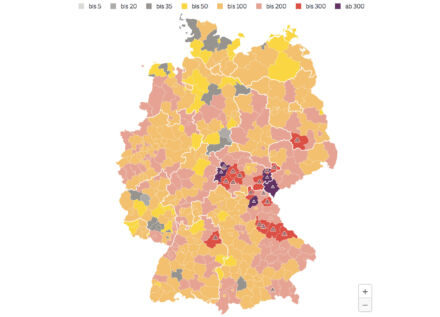 Coronavirus Neuinfektionen Deutschland Karte – Süddeutsche