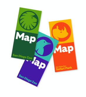 San Diego Zoo Branding – Map