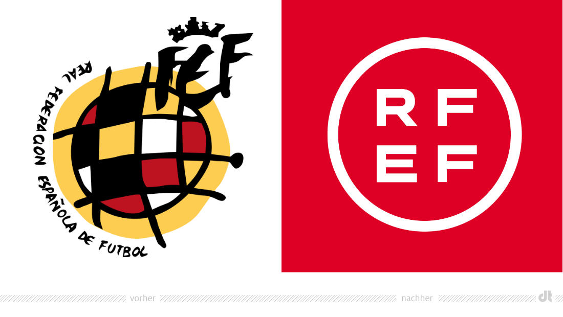 RFEF Logo – vorher und nachher