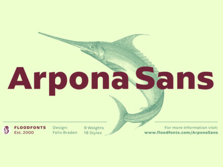 Arpona Sans – eine zeitgenössische Serifenlose #Verlosung