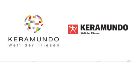 Keramundo Logo – vorher und nachher