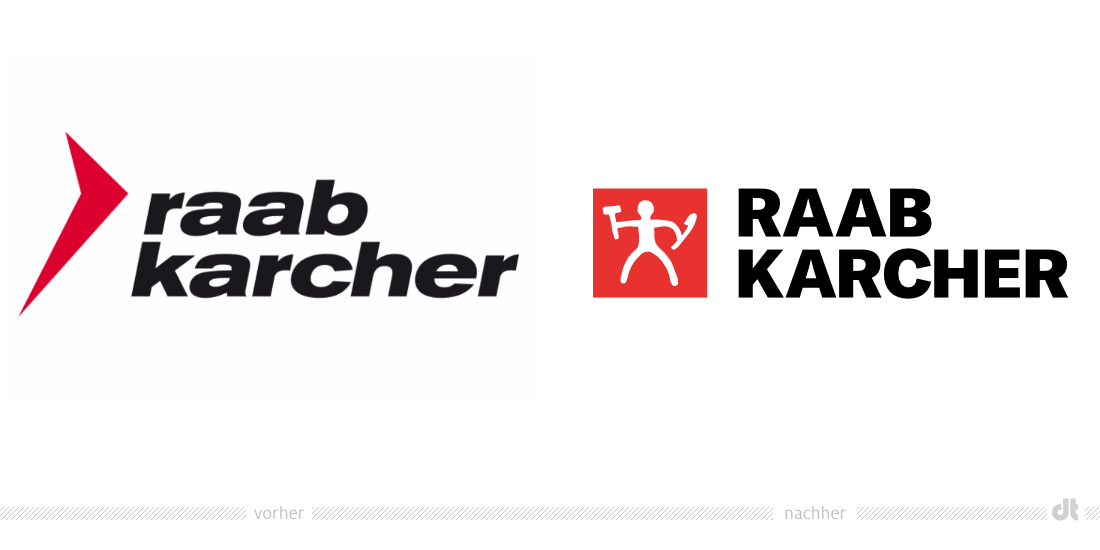 Raab Karcher Logo – vorher und nachher