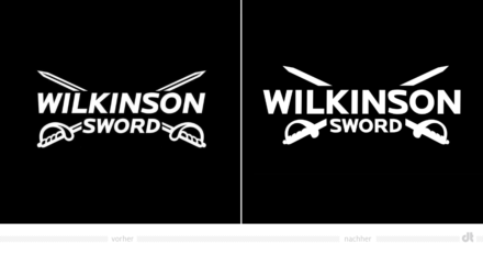 Wilkinson Sword Logo – vorher und nachher