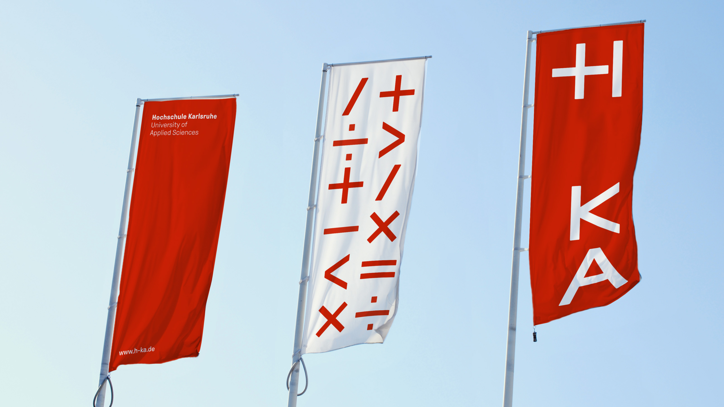 Hochschule Karlsruhe – Corporate Design Visual – Fahnen