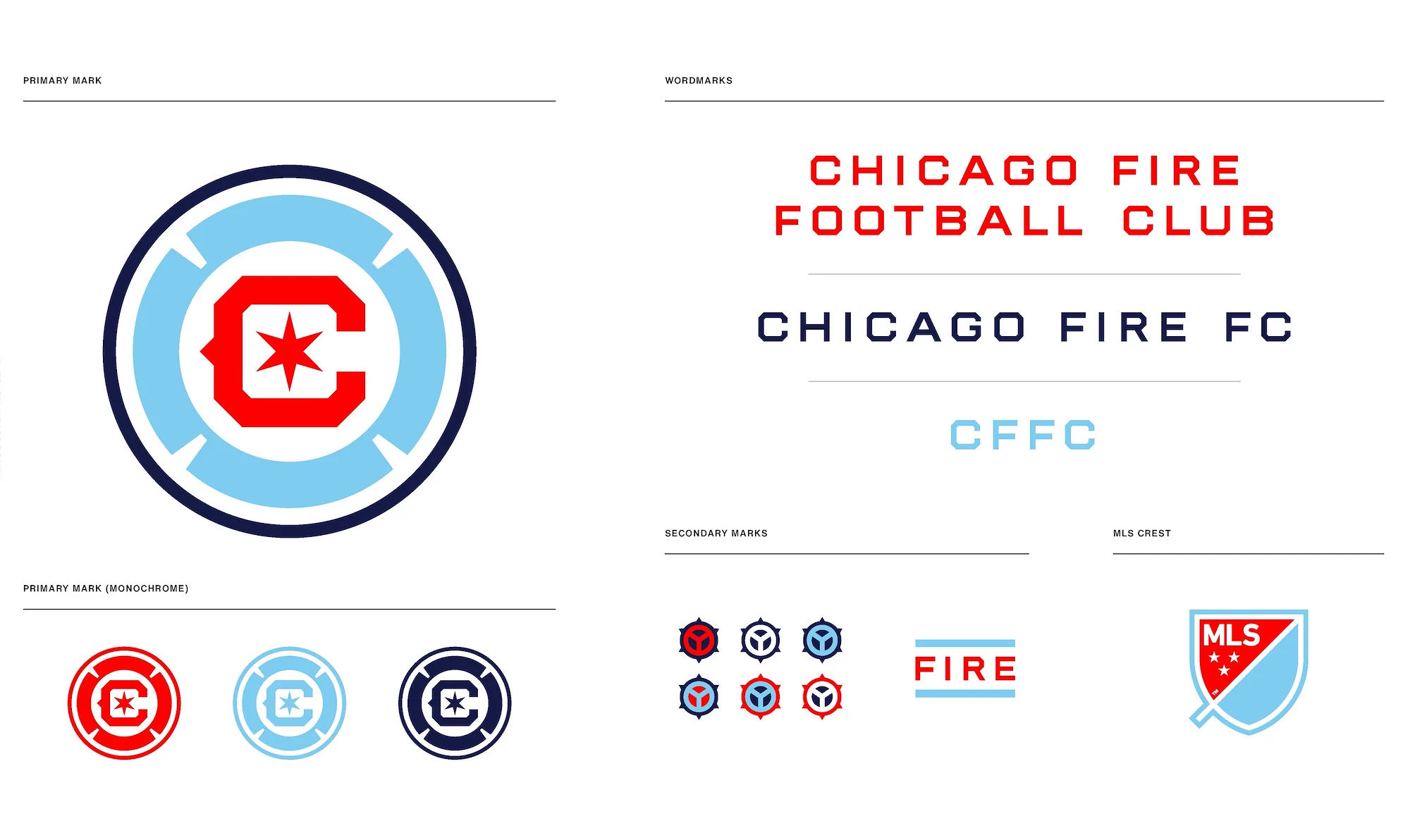 Chicago Fire FC – primary mark, Quelle: MLS