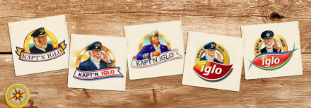 Käpt'n Iglo Logo Historie, Quelle: Iglo AT