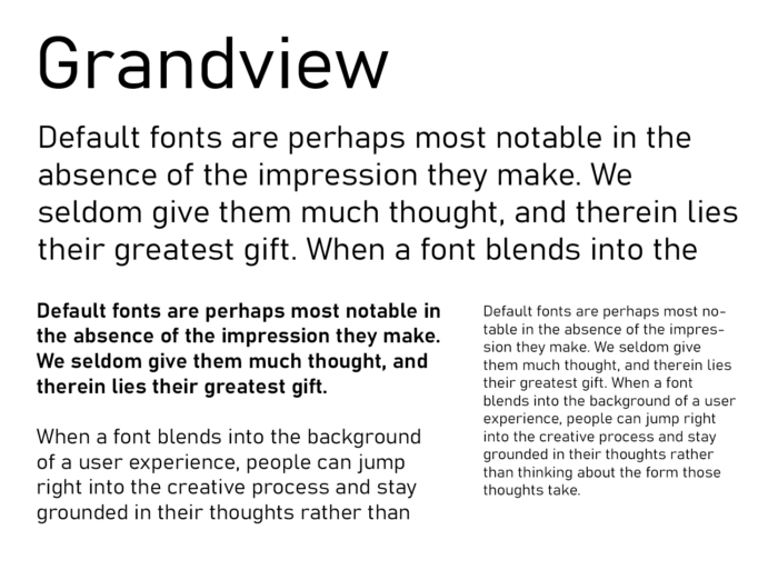 Microsoft Fonts – Grandview