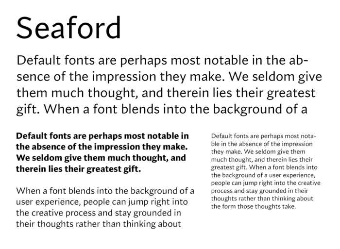 Microsoft Fonts – Seaford