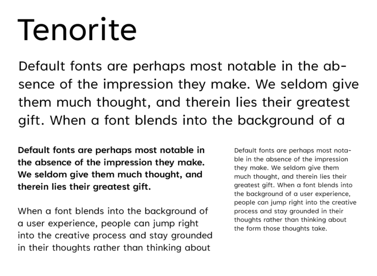 Microsoft Fonts – Tenorite