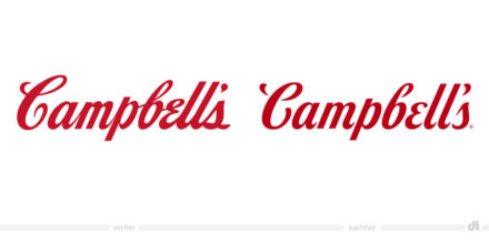 Campbell's Logo – vorher und nachher