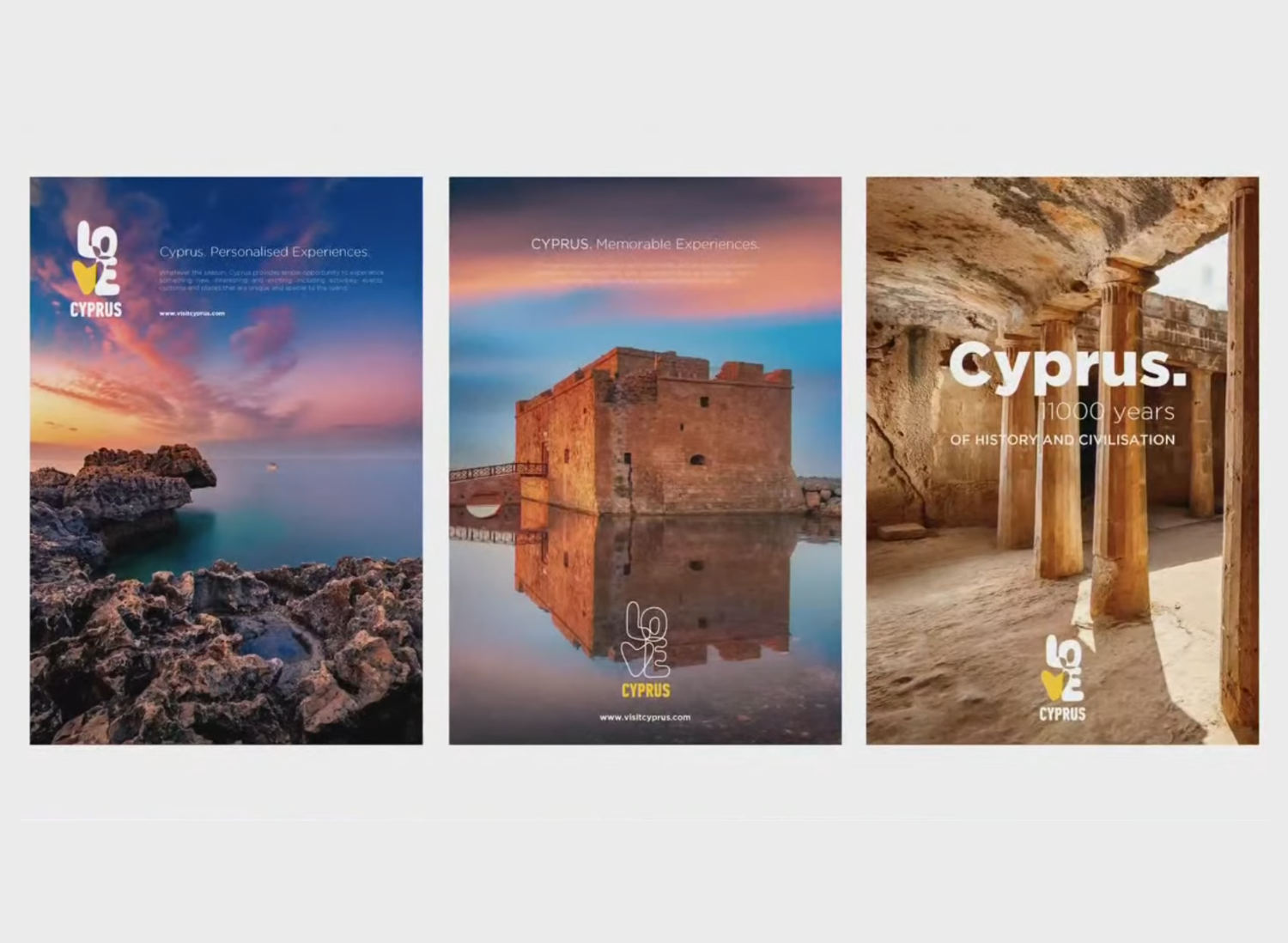 Cyprus Tourism Branding Visual, Quelle: Ministerium für Tourismus Zypern