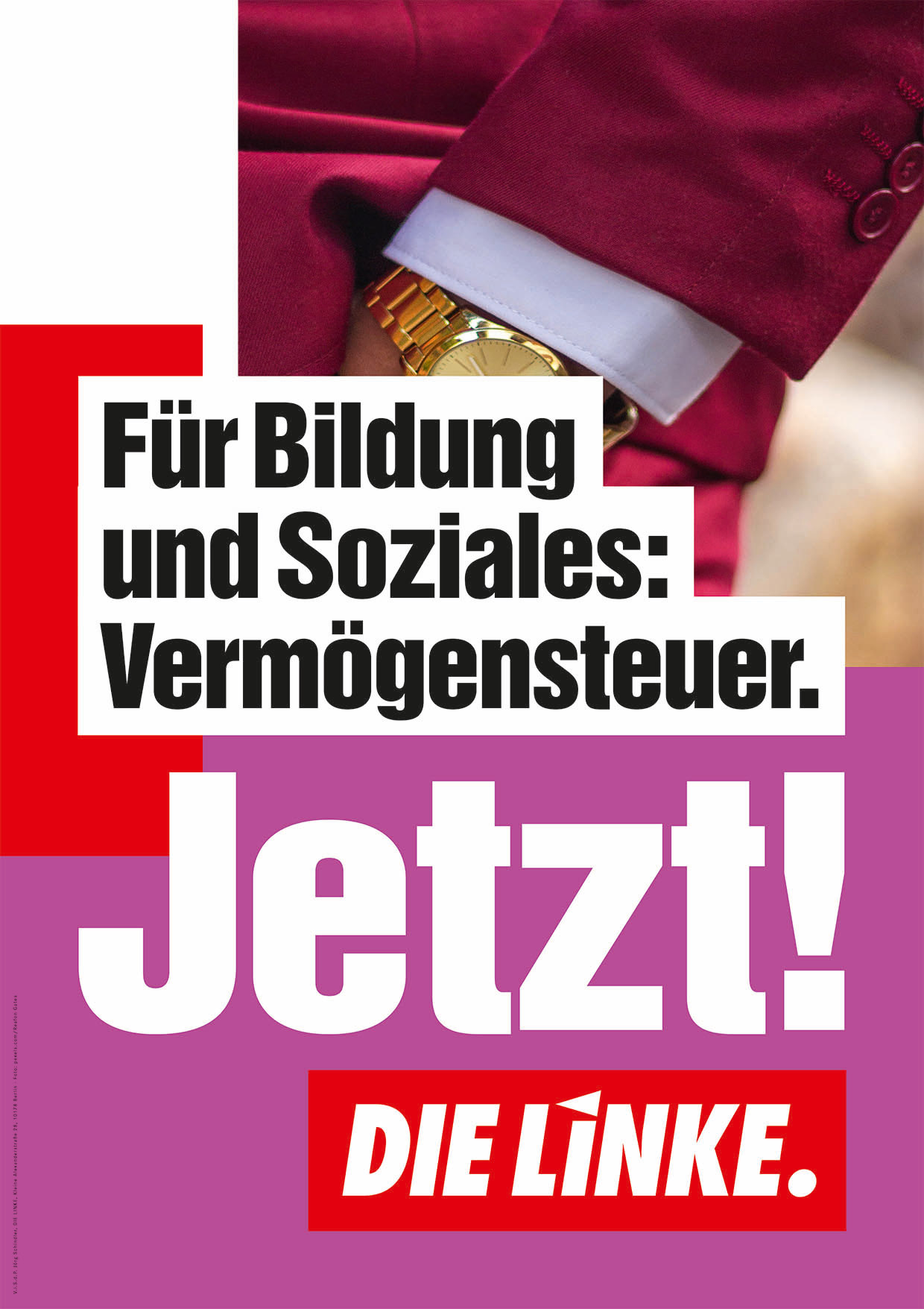 DIE LINKE Plakat Bundestagswahl 2021 – Bildung