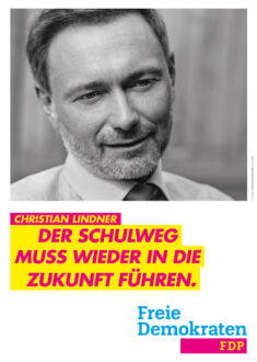 FDP Plakat Bundestagswahl 2021 – Bildung