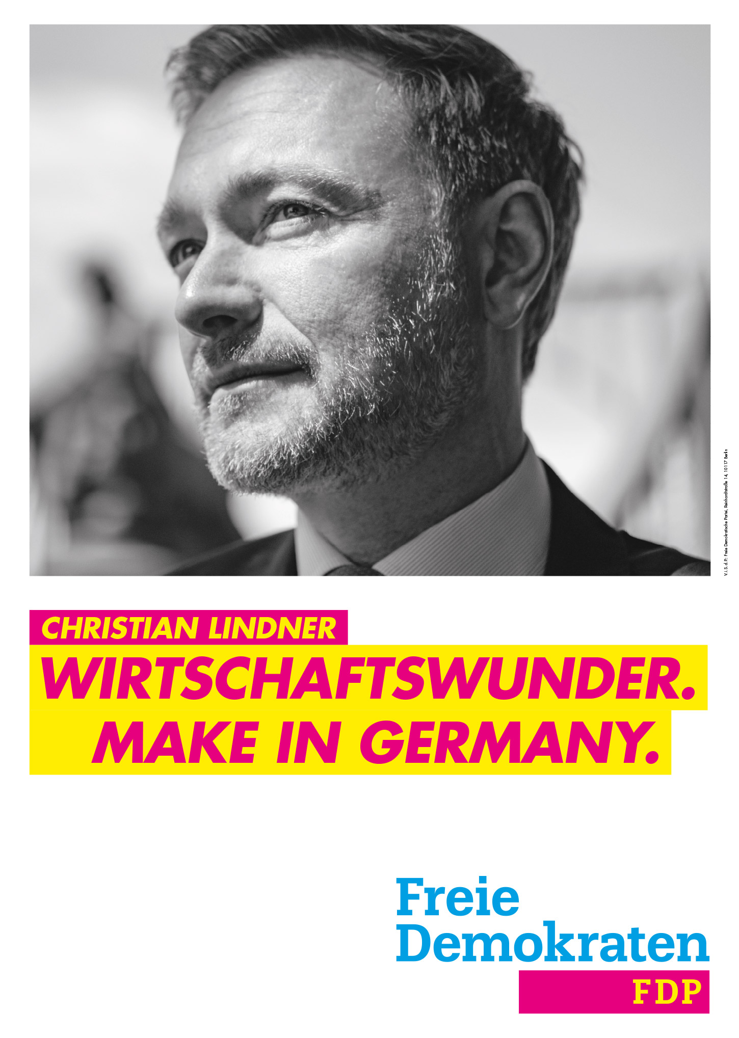 FDP Plakat Bundestagswahl 2021 – Wirtschaftswunder