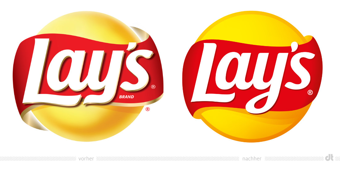 Lay's Logo – vorher und nachher