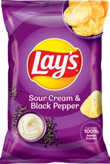 Lay's Sour Cream & Black Pepper