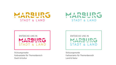 Marburg Tourismus – Logovarianten, Quelle: Marburg Tourismus