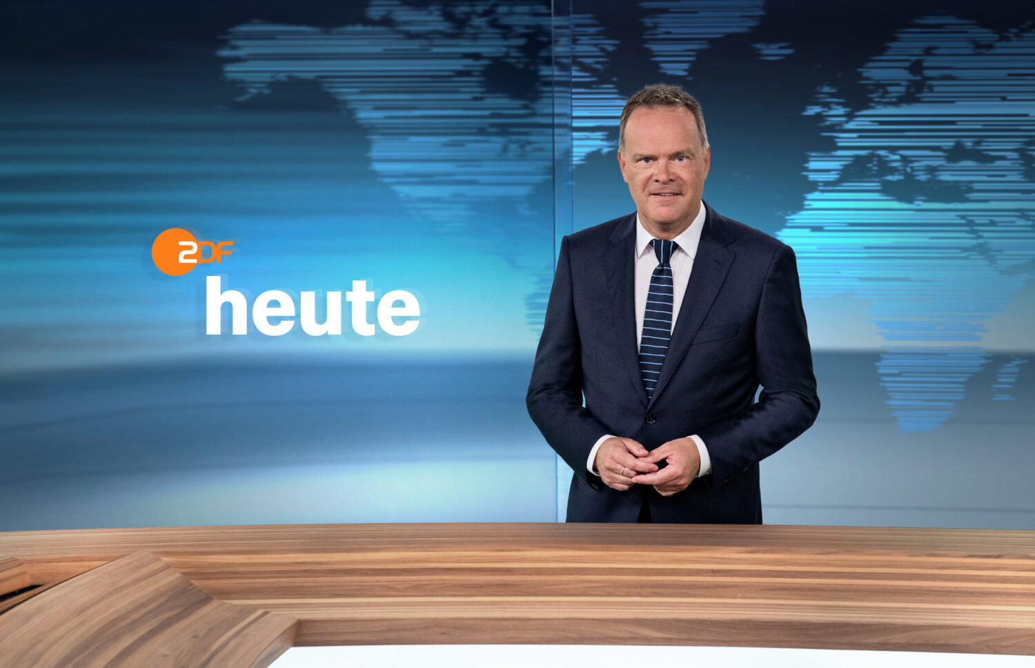 ZDF-Nachrichtenstudio im neuen Design – Christian Sievers
