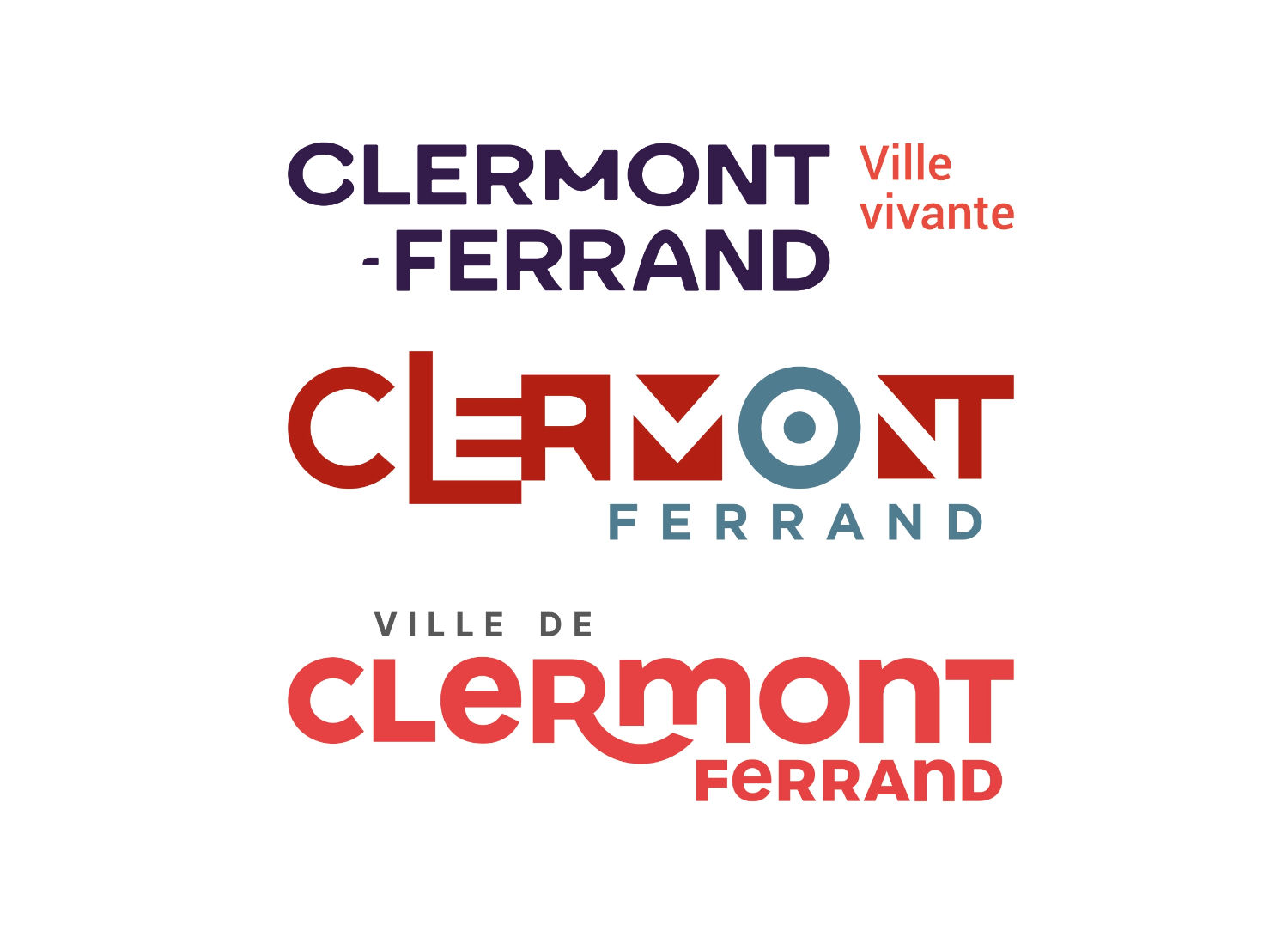 Clermont-Ferrand Logo Entwürfe