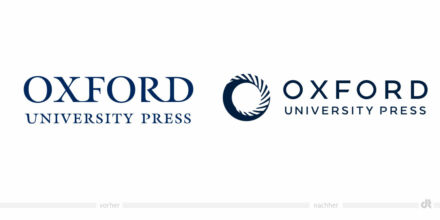 Oxford University Press Logo – vorher und nachher