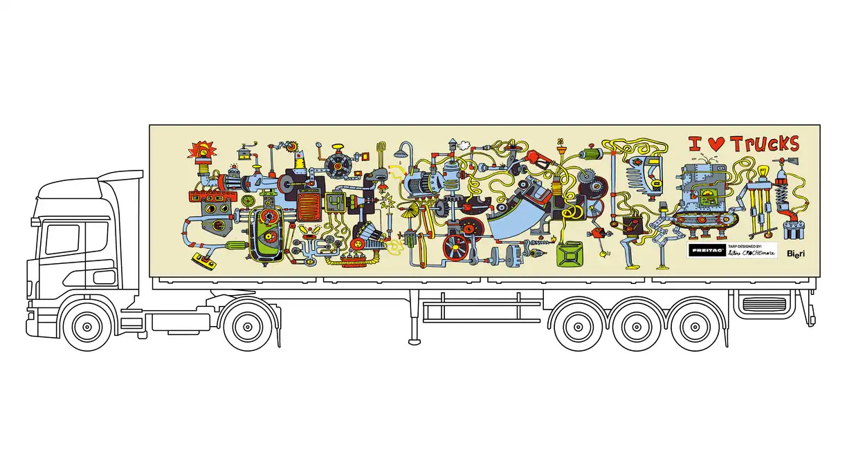 Design A Truck Edition – designed by HélÃ¨ne Crochemore, Quelle: FREITAG
