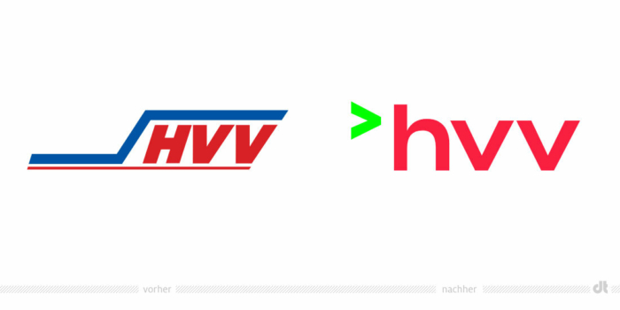 hvv Logo – vorher und nachher, Bildquelle: hvv, Bildmontage: dt