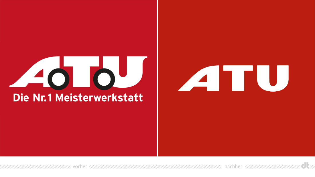 ATU Logo – vorher und nachher