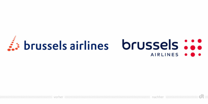 Brussels Airlines Logo – vorher und nachher
