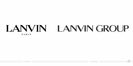 Lanvin Group Logo – vorher und nachher