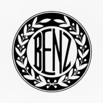 Benz Logo mit Lorbeerkranz (1909)
