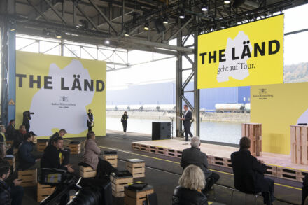The Länd – Pressekonferenz im Hafen Stuttgart
