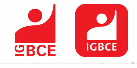 IG BCE Logo – vorher und nachher