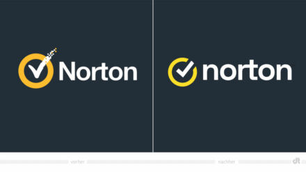 Norton Logo – vorher und nachher