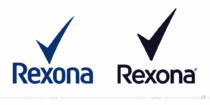 Rexona Logo – vorher und nachher