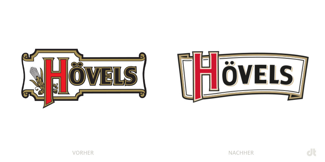 Hövels Logo – vorher und nachher