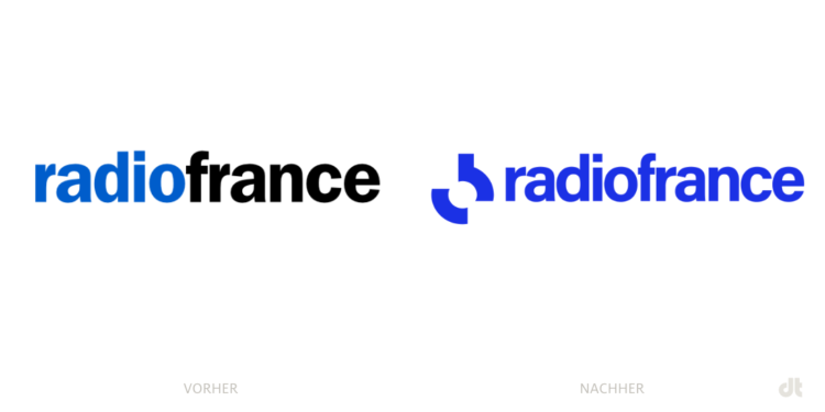 Radio France Logo – vorher und nachher